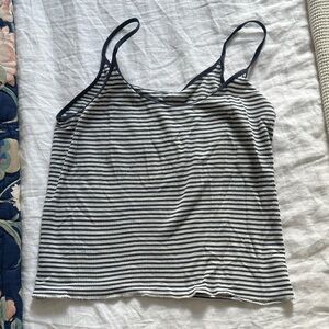 Brandy Melville Blue and White Striped Camisole